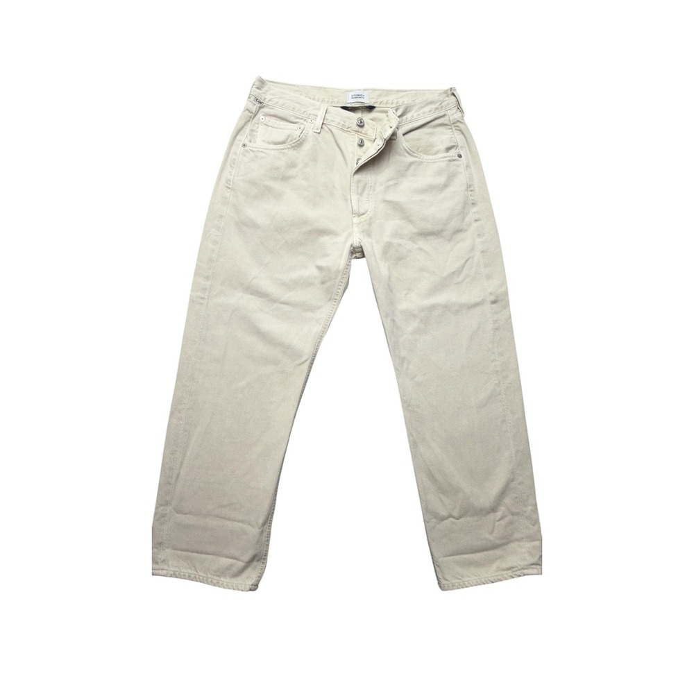 Citizens Of Humanity Premium Vintage Jeans Mens 29x26 Beige Straight 2182B-1248
